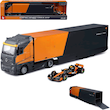 کامیون نیمه سنگین مک لارن BURAGO Mercedes Semi Truck with McLaren MCL38 #4 Norris