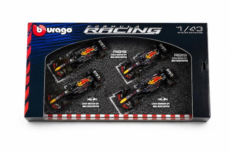 ست 4 عدد ماکت بوراگو ردبول مقیاس 1:43 Bburago F1 Red Bull (4-Car Set) 