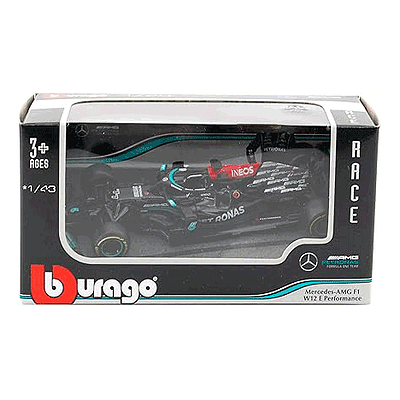 ماکت بوراگو فرمول یک مرسدس بنز W12e مقیاس 1:43 Bburago MERCEDES F1 W12E