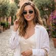 عینک آفتابی زنانه برند ریبن کد ۶۶