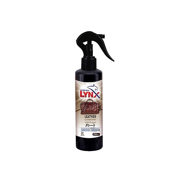 اسپری پاک کننده نانو سطوح چرمی لینکس حجم 250 میلی لیتر ا LYNX Leather Cleaner Spray