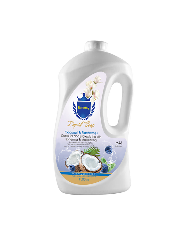 صابون مایع نارگیل و بلوبری گالن ۱۵۰۰ میلی لیتر