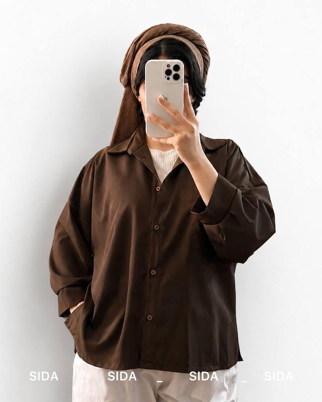 شومیز شکلاتی
