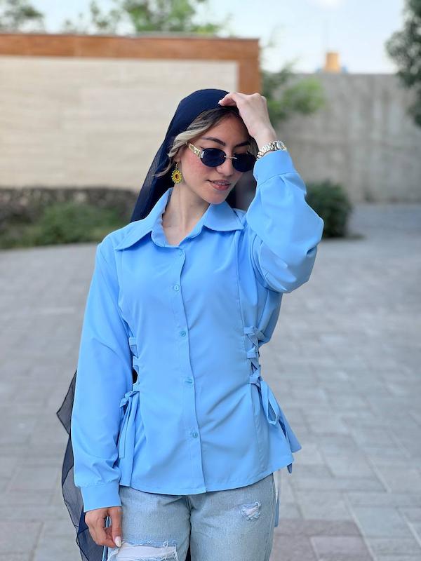 شومیز کمرکرستی بندی