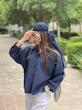 شومیز سورمه‌ای لینن