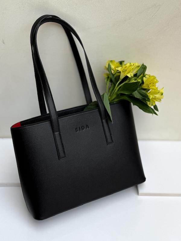 کیف دوشی زیپ دار رنگ مشکی