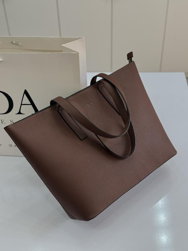 کیف دوشی سایز بزرگ رنگ قهوه ای