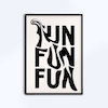 تابلوی طرح fun کد 027
