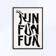 تابلوی طرح fun کد 027
