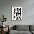 تابلوی طرح fun کد 027