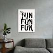 تابلوی طرح fun کد 027