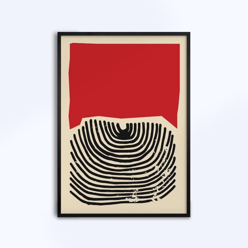 تابلوی طرح Abstract poster کد 028