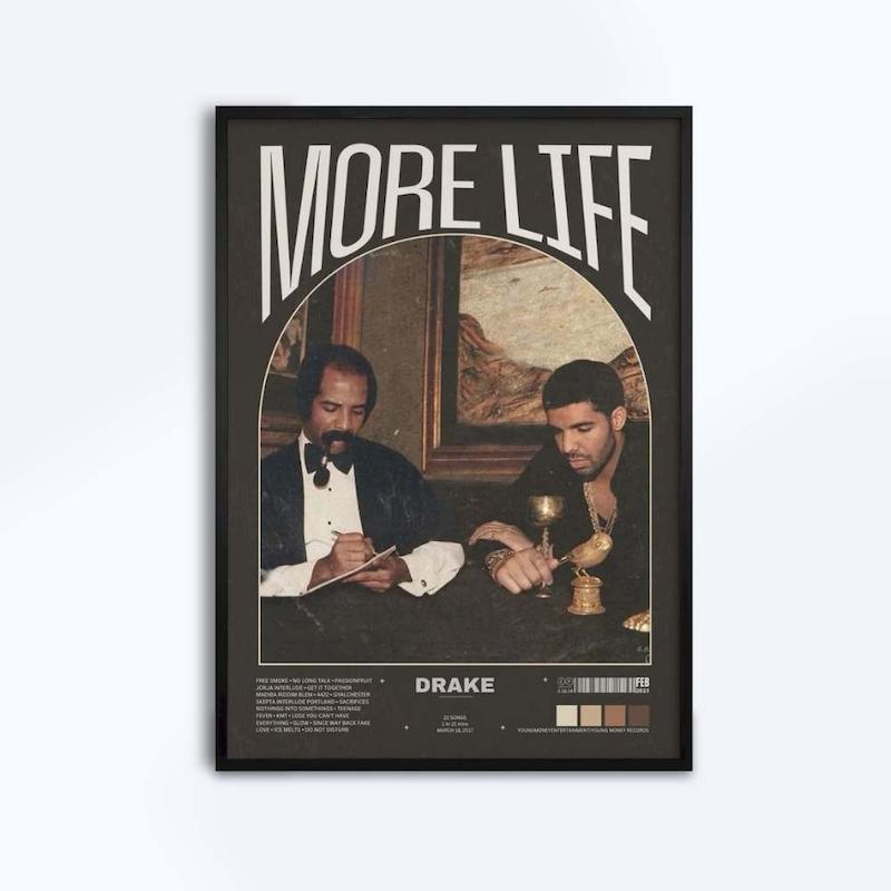 تابلو طرح آلبوم More Life از Drake کد 0001