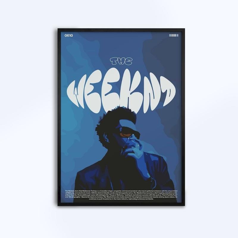 تابلو طرح The Weeknd کد 0002