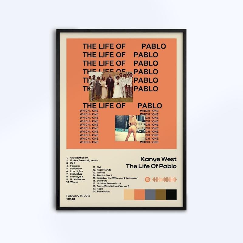 تابلو طرح آلبوم The Life of Pablo از Kanye West کد 0040