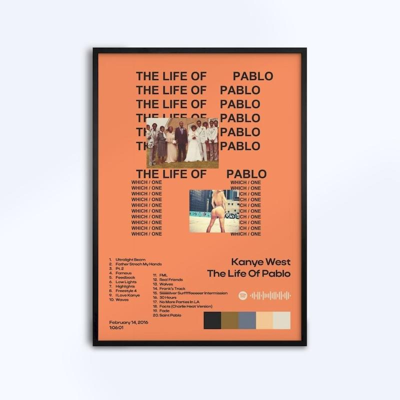 تابلو طرح آلبوم The Life of Pablo از Kanye West کد 0041