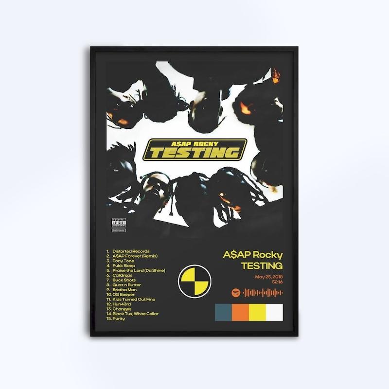 تابلو طرح آلبوم TESTING از A$AP Rocky کد 0045