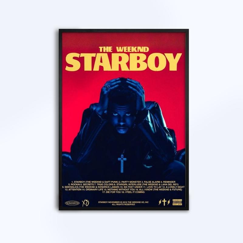 تابلو طرح آلبوم Starboy از The Weeknd کد 0005