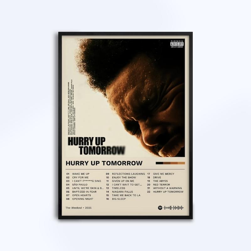 تابلو طرح آلبوم Hurry Up Tomorrow از The Weeknd کد 0060