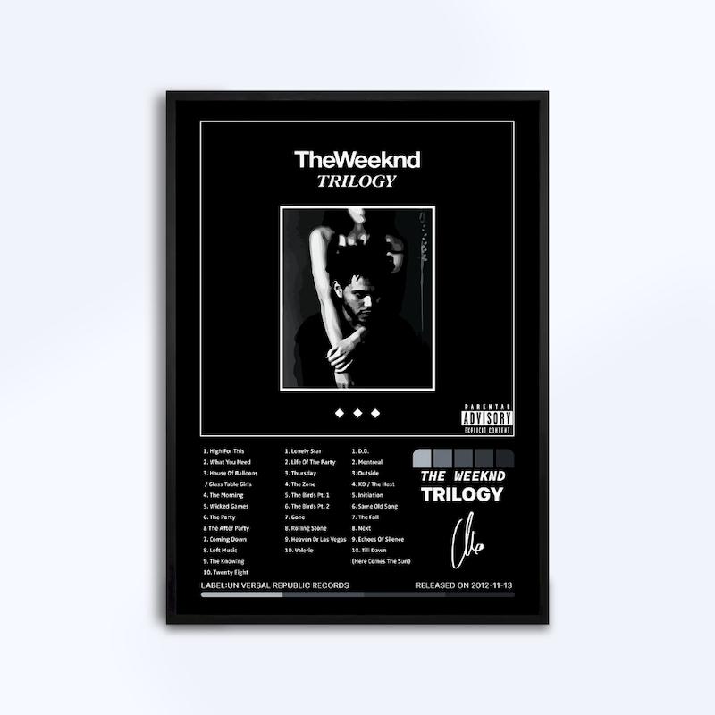تابلوی آلبوم Trilogy از The Weeknd