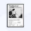 تابلوی طرح آلبوم House Of Balloons از The Weeknd