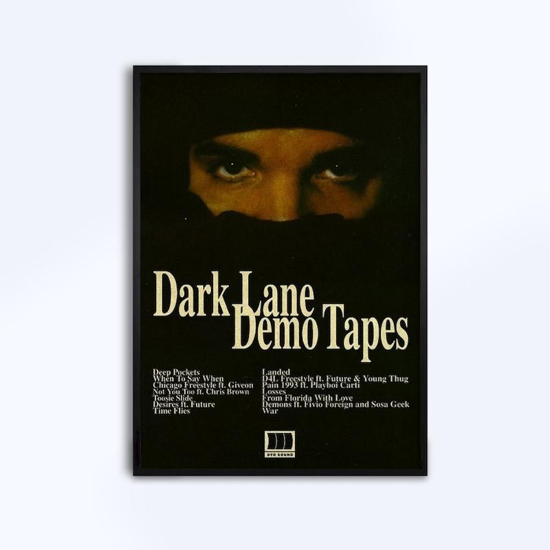 تابلو طرح Dark Lane Demo Tapes از Drake کد 0008