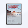 تابلوی طرح آلبوم Honeymoon از Lana Del Rey