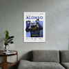 تابلوی طرح Fernando Alonso