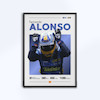 تابلوی طرح Fernando Alonso