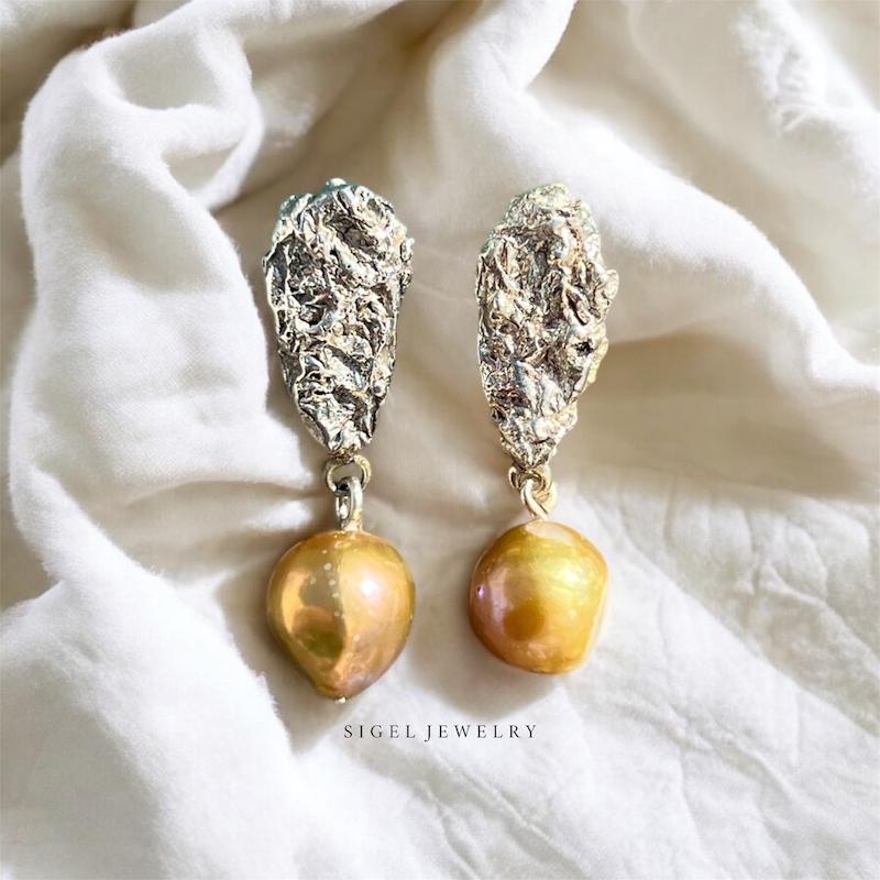 گوشواره دفرمه نقره