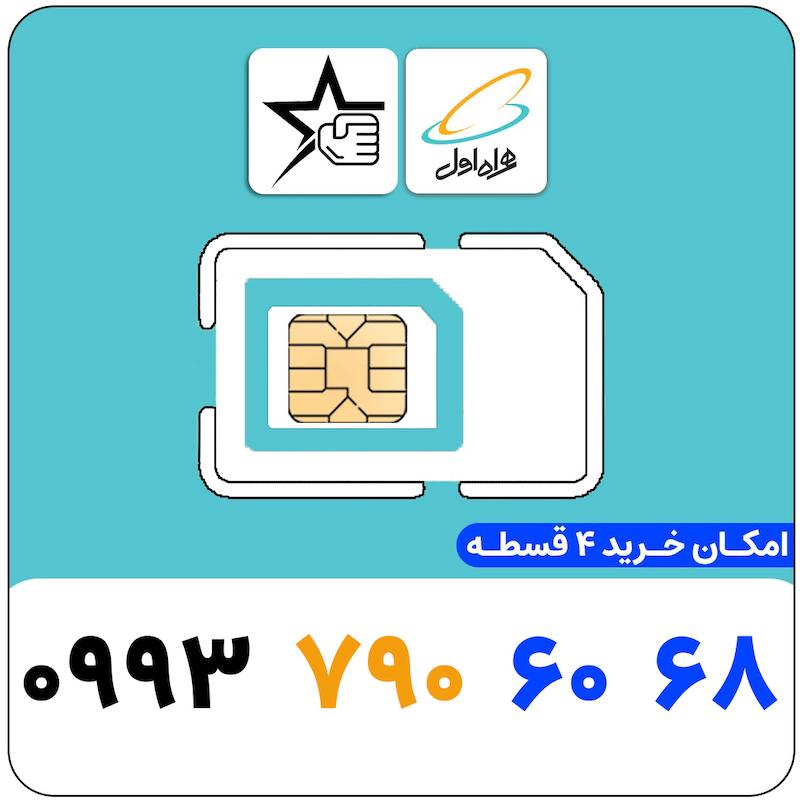 سیم کارت رند همراه اول 0993.790.6068
