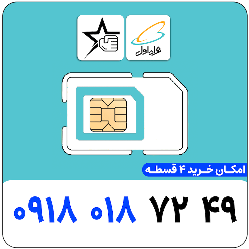 سیم کارت رند همراه اول 0918.018.7249
