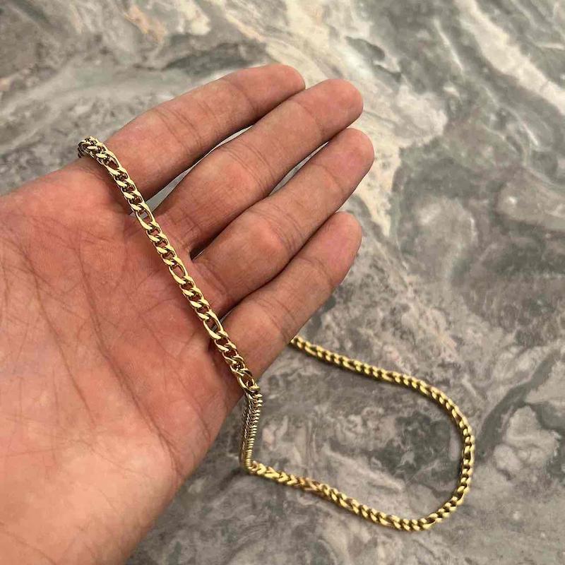 زنجیر فیگارو ۴ وجهی {کد۷۷۲}