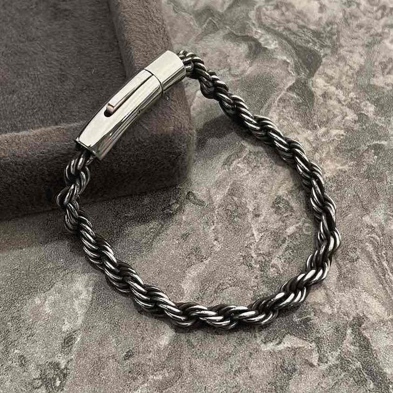 دستبند طنابی قفل اصلی {کد۱۴۳}