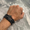 دستبند ۳لاین STONE {کد۱۰۸۲}