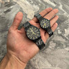 ساعت ست سیتیزن مشکی روی دست 