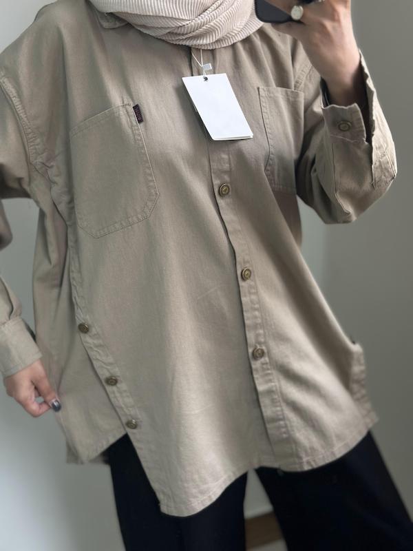 کت کتان بلند 45778