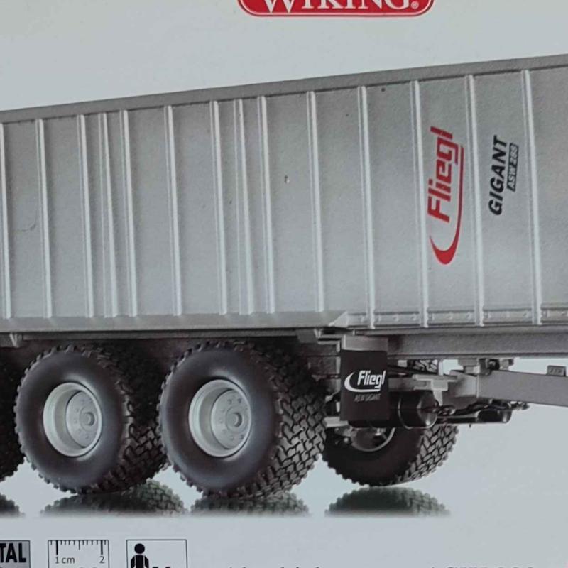 ماکت تریلر فشاردهنده فلیگل Gigant ASW 288 ویکینگ WIKING 7313