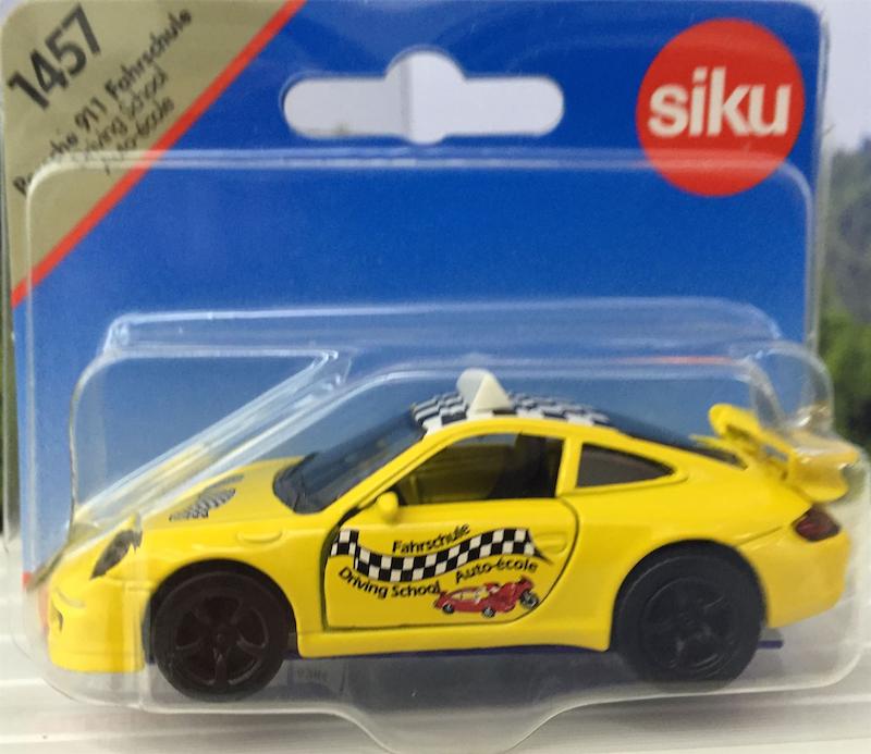 ماکت فلزی پورشه 911 توربو زرد سیکو _siku1457