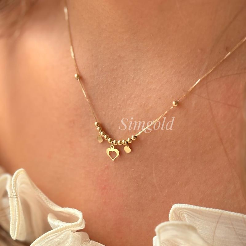 گردنبند قلب و گوی