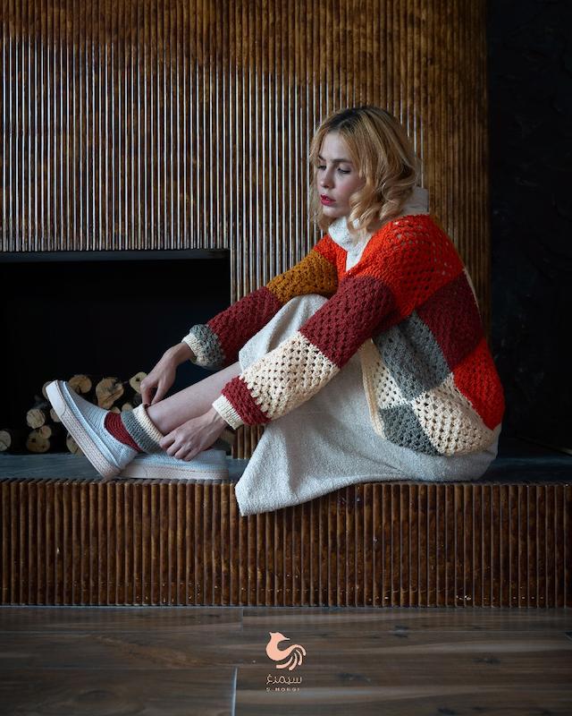 کت بافت (دستباف)صبا