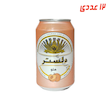 ماءالشعیر هلویی قوطی 330 میلی لیتر دلستر