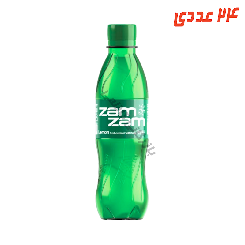 نوشابه لیمویی بطری 300 میلی لیتر زم زم