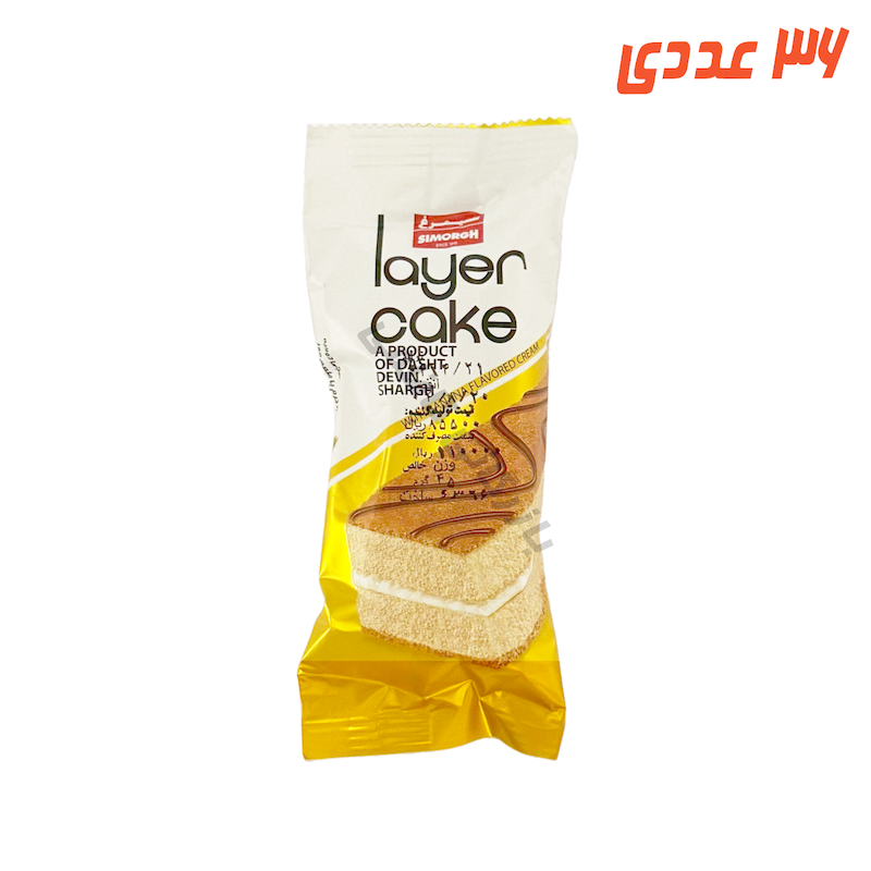 کیک تی تاب موزی 45 گرم سیمرغ