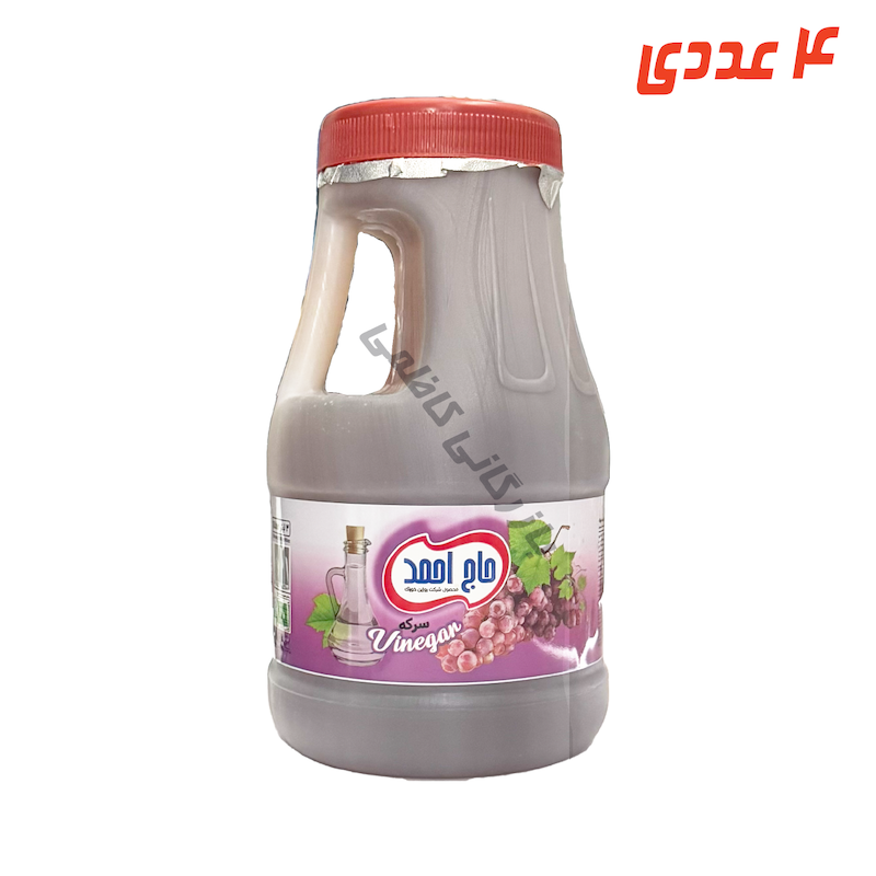 سرکه قرمز دبه ای 2.5 کیلو گرم حاج احمد
