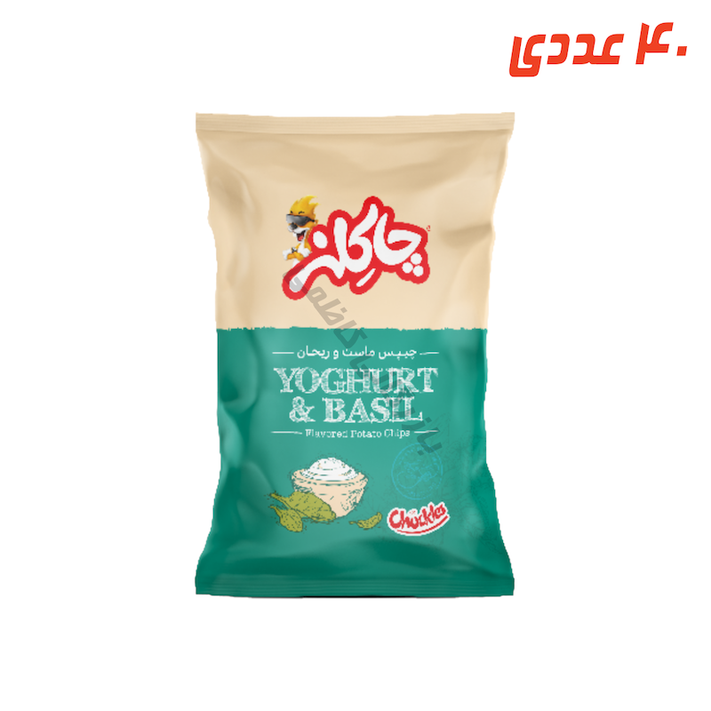 چیپس ماست و ریحان 20 گرم چاکلز