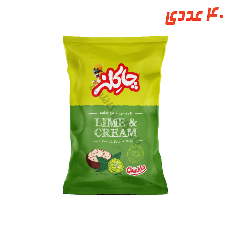 چیپس لیمو و خامه 20 گرم چاکلز