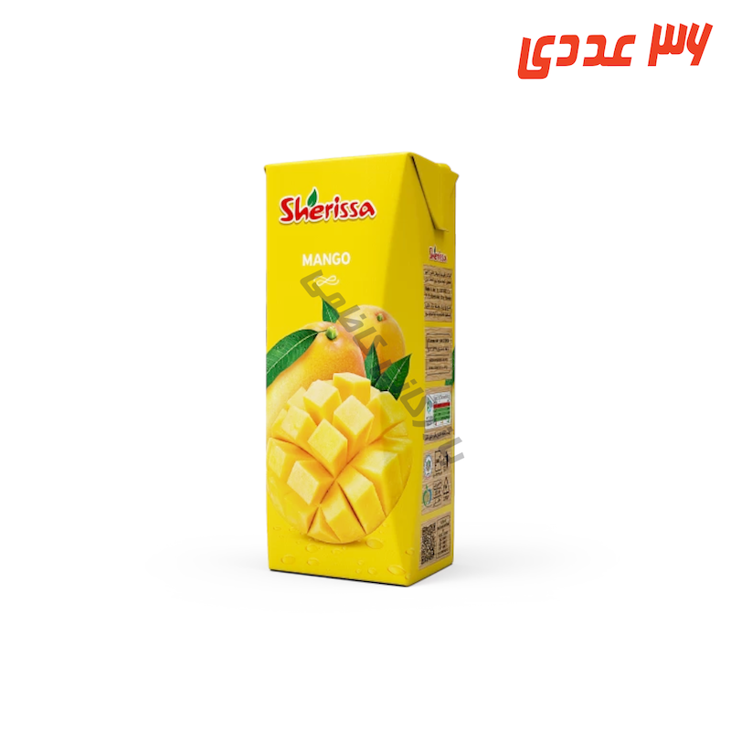 آبمیوه انبه پاکتی 200 میلی لیتر شریسا