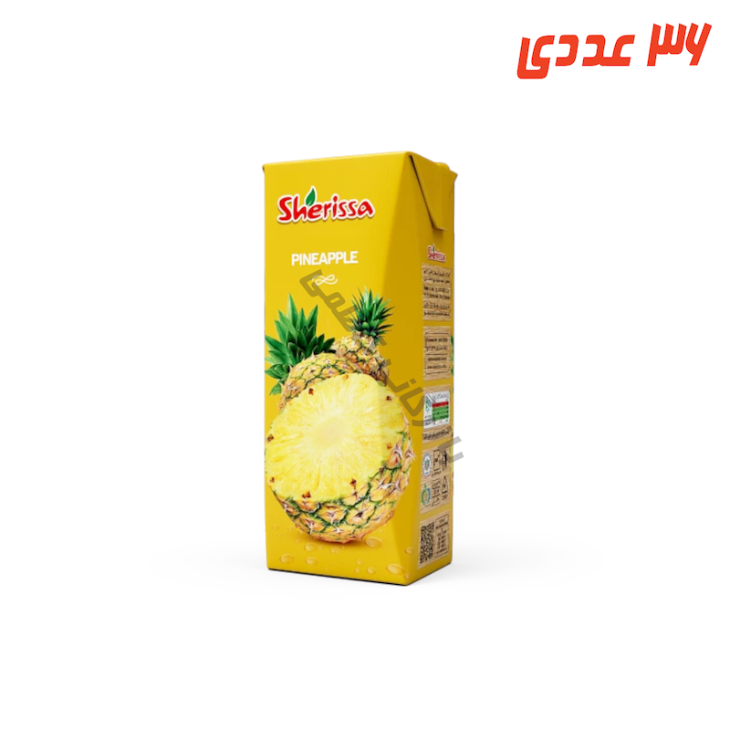 آبمیوه آناناس پاکتی 200 میلی لیتر شریسا