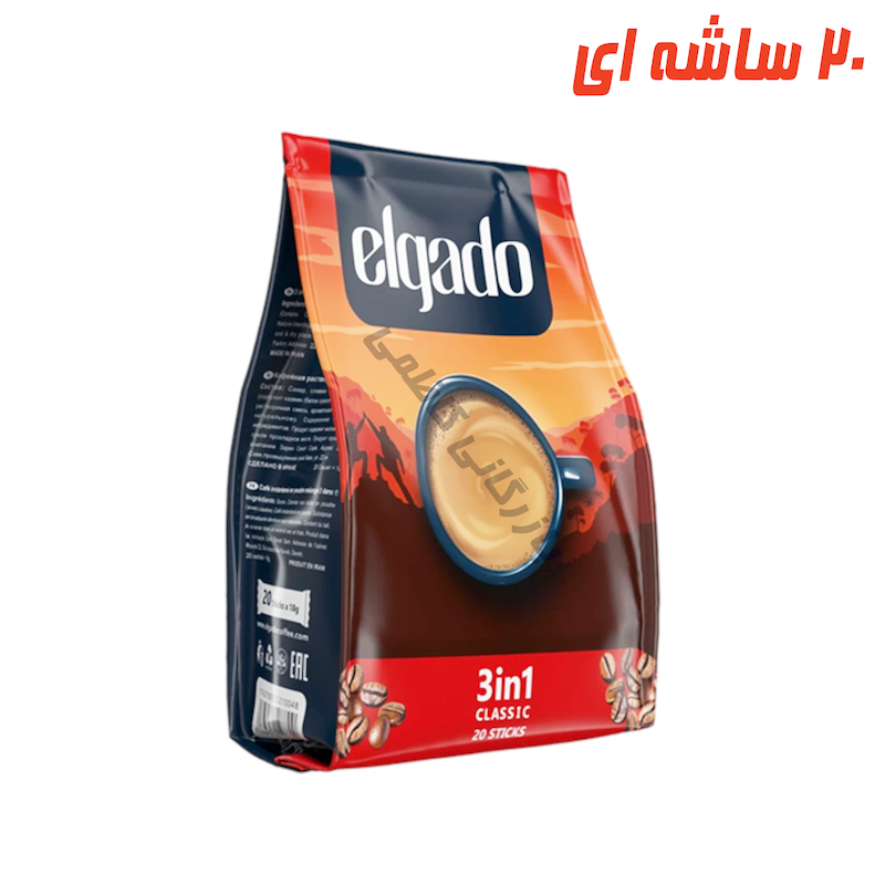 کافی میکس ( 3 در 1 ) 20 ساشه ای الگادو